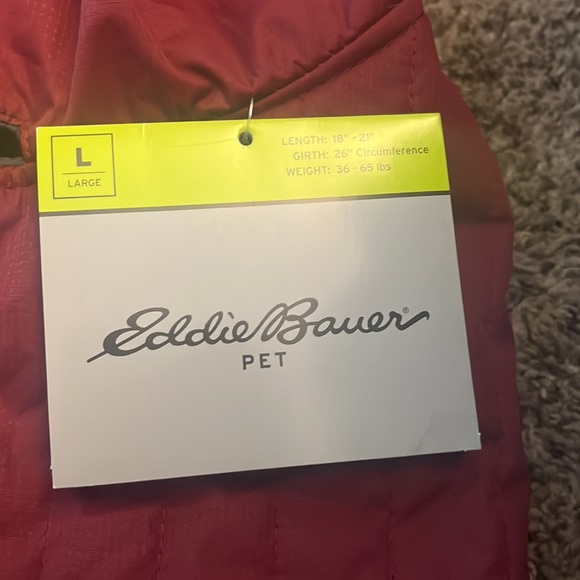 NWT Eddie Bauer PET Maroon Dog Jacket - Picture 2 of 4